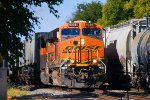 BNSF 6338 Meet on Siding Track